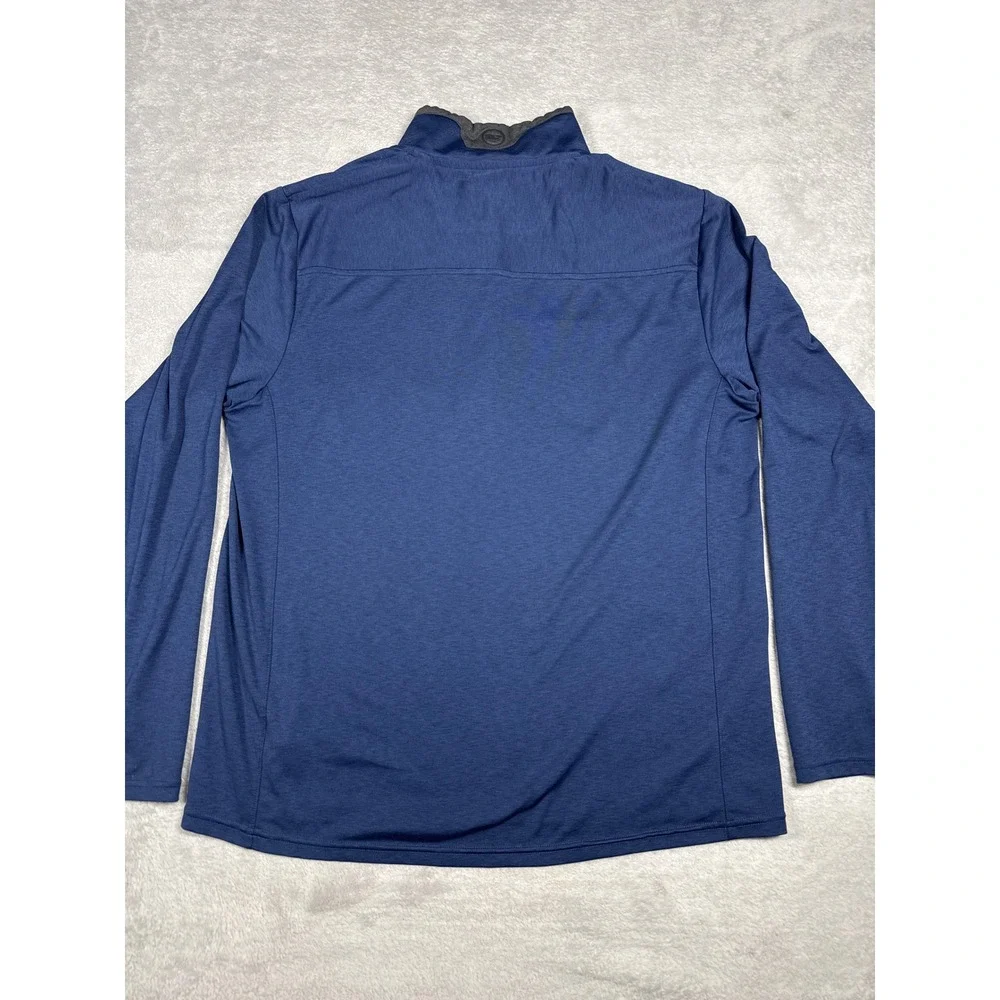 Vineyard Vines OTG Shep Shirt Mens M Blue Quarter Zip Pullover